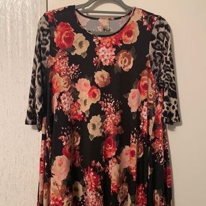 Zadie B’s floral/cheetah dress